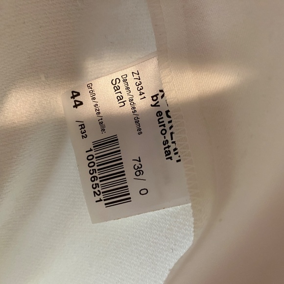 Brand NEW - Euro Star, Sarah, X-Dream, 32R white FULL SEAT britches - Picture 4 of 5